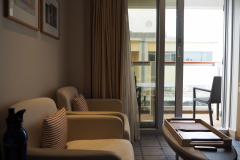 Each stateroom has a veranda