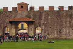The main entrance to the walled Piazza dei Miracoli