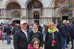 Keith, Betty, Sabrina and Joanne at San Marco Basilica