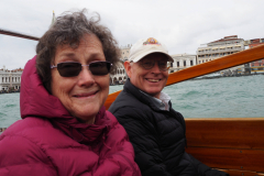 Joanne and Keith in water taxi