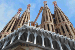 Four finished towers