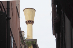 There are many chimney styles in Venice. It pays to look up.